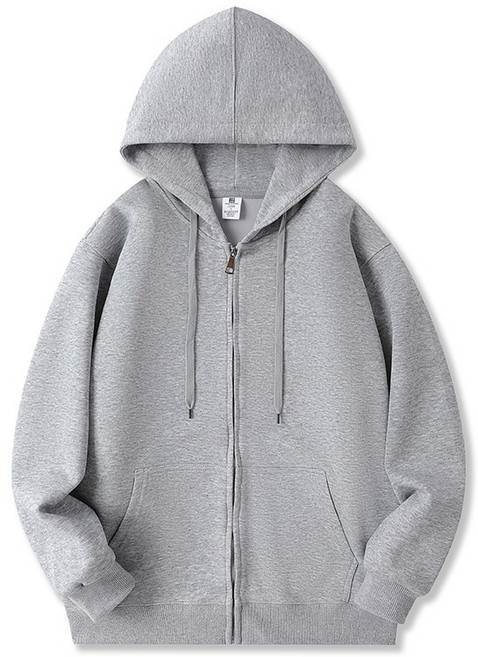 남녀공용 봄가을 데일리 루즈핏 자켓 무지 빅사이즈 후드집업 XW