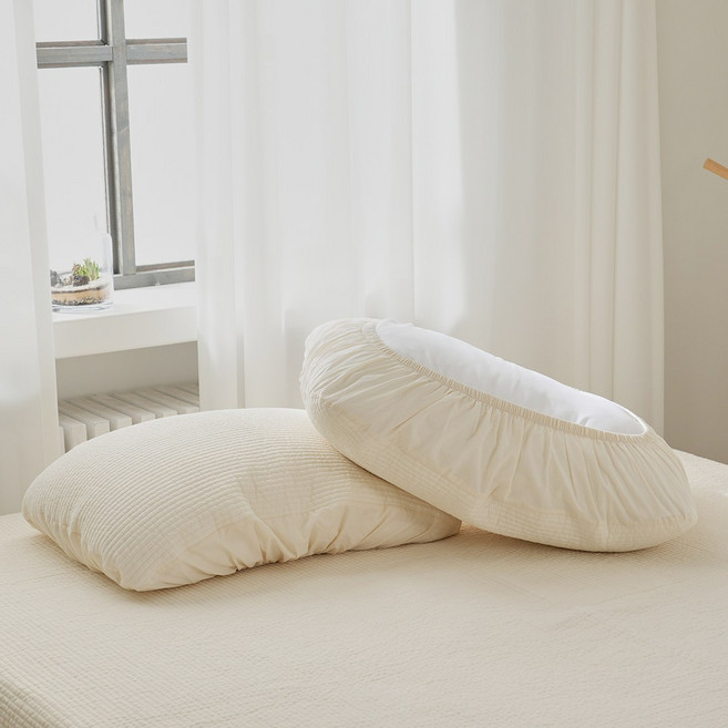 쉬운 탈부착 베개커버 밴딩형 40x60 50x70