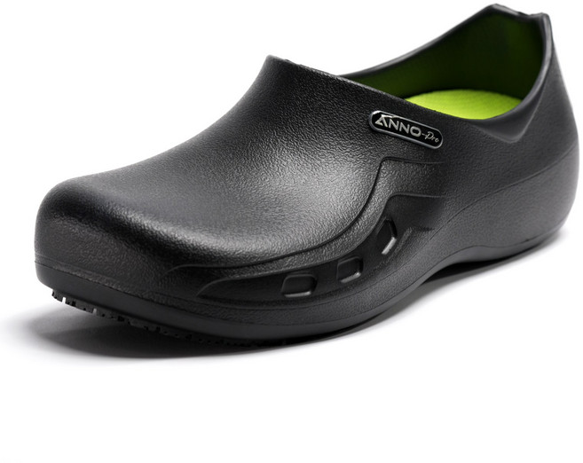 ANNO 소프트 의료용 의사 간호사 수술용 신발 깔창 포함 미끄럼 방지 보호 클로그 수술실 연구실 슬리퍼 셰프용 장시간 서서 일하는 작업용 플립플랍