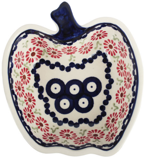 마뉴팍투라 폴란드 사과접시 식기 예쁜 도자기 그릇, 1개, A007