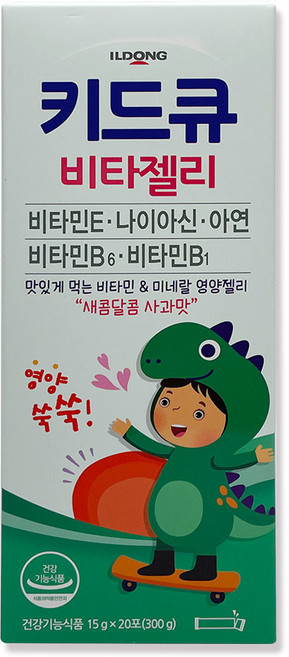 일동 키드큐 비타젤리 20포, 300g, 1개