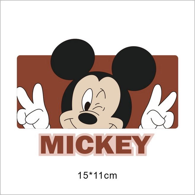 無痕貼紙 無痕車貼 機車貼紙 行李箱貼紙 防水貼紙, 1個, Mickey-小號