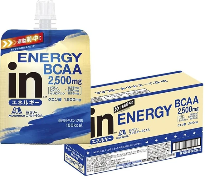 in 젤리 에너지 BCAA 180g×6개 10초 충전 영양음료맛 구연산 배합 BCAA 모리나가 제과, 1g, 1개 - 쿠팡