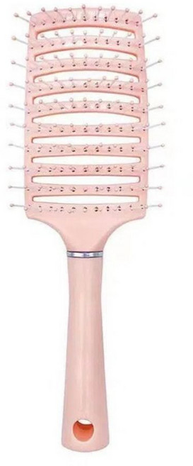 전문가용 에어벤트 볼륨 헤어 브러시, 1개, 핑크