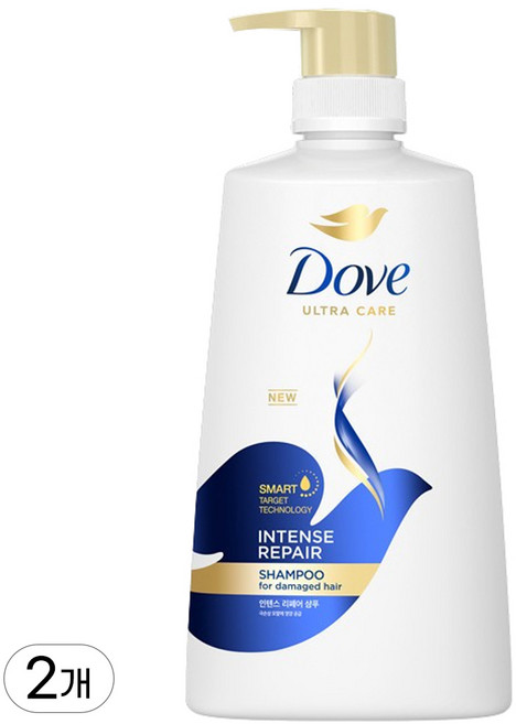 도브 인텐스 리페어 샴푸, 680ml, 2개