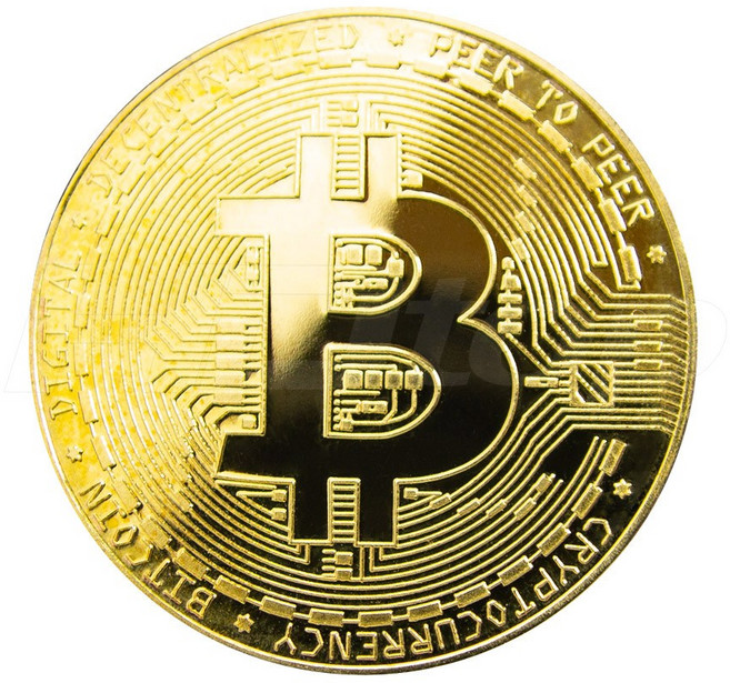 HDTOP 기념주화 가상화폐 비트코인 골드 HT-COIN001