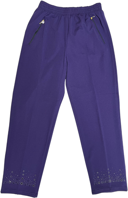 마그랜마 [국산] 엄마 할머니 봄 가을 보석 자수 바지 빅사이즈 할머니옷 밴딩 팬츠