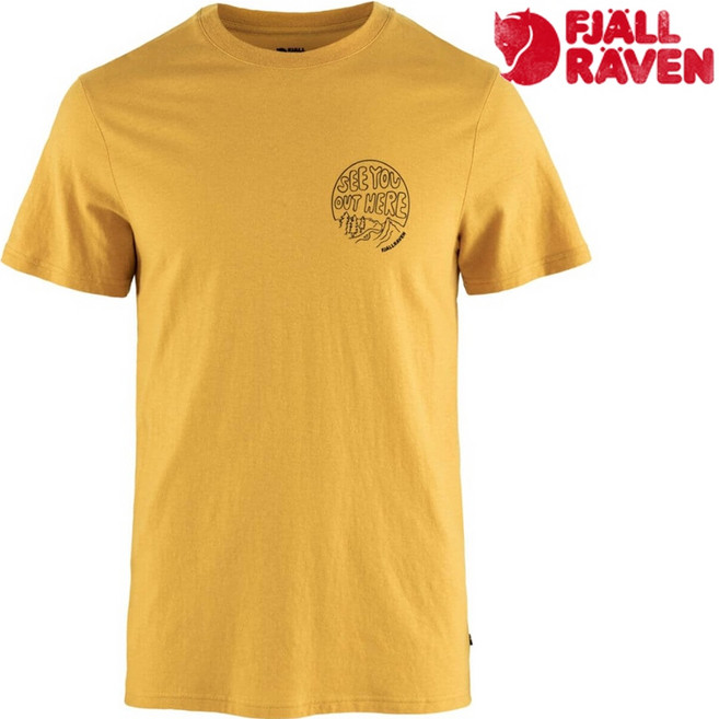 Fjällräven 北極狐 Hemp Blend Out Here 男款棉麻T恤