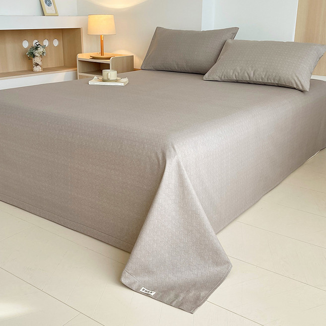 100% 순면 신장면 고급 면직물 침대 시트 면마 쿨매트 더블 사이즈 순면 대형 이불 시트 침대 시트
