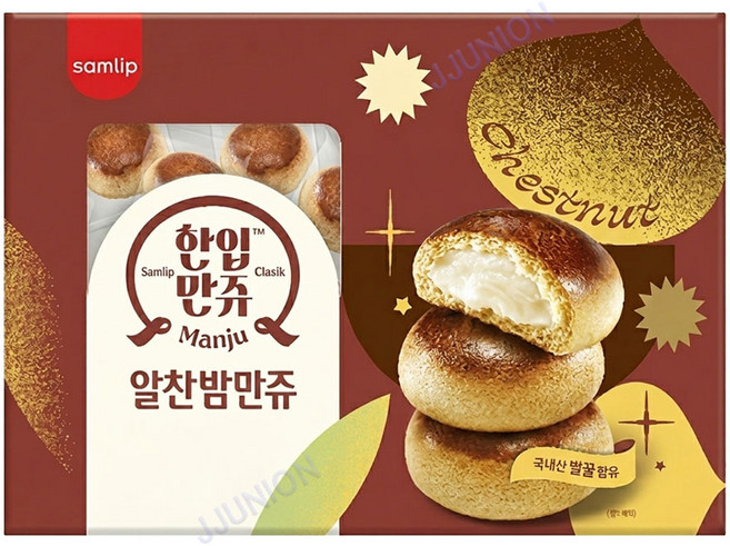 옛날 밤만쥬, 25g, 30개