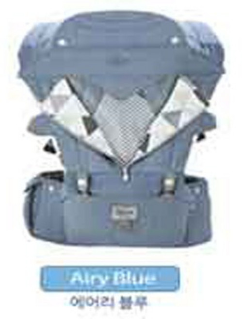 비트윈 뱀부올인원 아기띠겸용 힙시트 캐리어, 블루