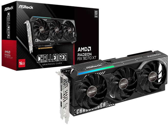 ASRock AMD Radeon RX 9070 XT Challenger 16GB
