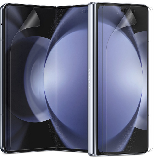 다이아큐브 갤럭시 Z폴드 무광택 매트 지문방지 블루라이트 차단 전면액정 3매+내부액정 3매 가이드핀 간편부착, 3세트