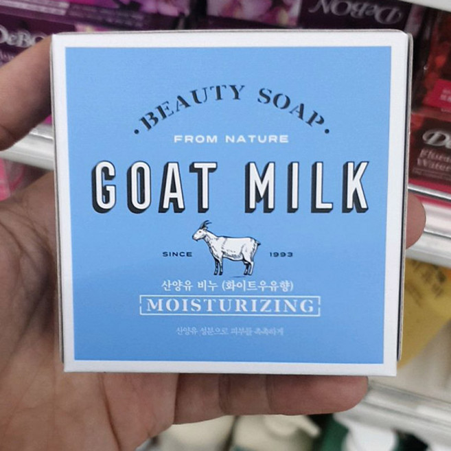 샤워메이트 산양유 비누 화이트우유향, 1개, 90g