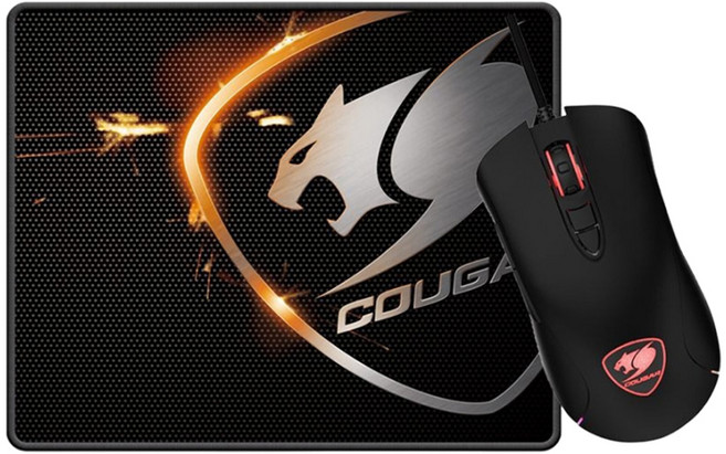 Cougar 美洲獅 Minos T1 電競滑鼠鼠墊組 有線滑鼠 電競滑鼠 4000 DPI 滑鼠墊, 主商品