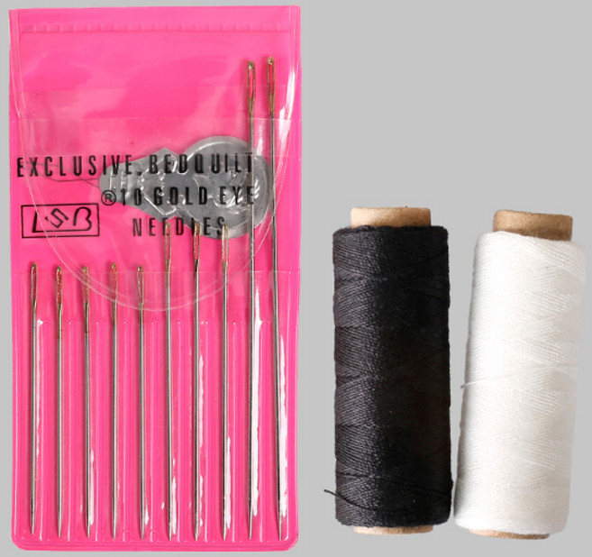 (무료배송) 기본바늘세트(바늘10개 실2개), 1개