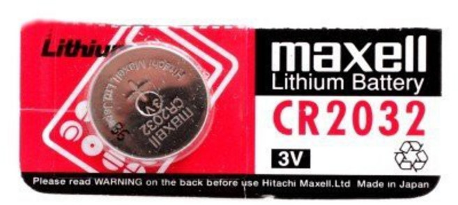 Maxell 鋰電池 CR2032 3V 鈕扣電池, 1個, CR1616