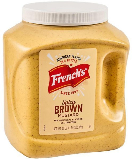 프렌치 스파이시 브라운 머스타드 2.97kg 1개, Frenchs 스파이시 브라운 머스타드 2.97g 핫