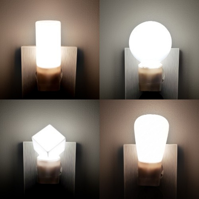 더리빙 LED취침등 4종 / 무드등 / 수유등 / LED조명, LED볼취침등(전구색), 1개