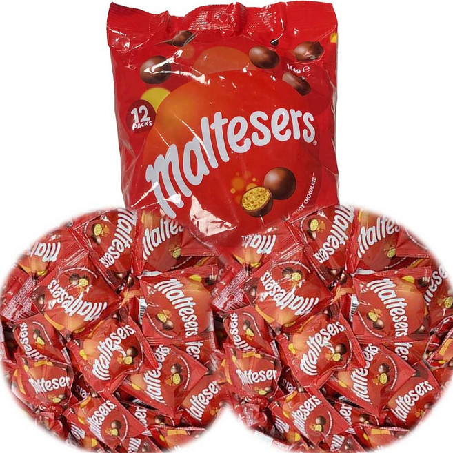 마즈 몰티져스 초코볼 밀크 대용량 초콜릿 + 아이스팩포함, 12g, 5개