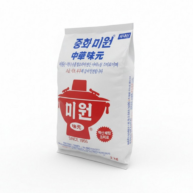 중화미원 (대상 2K)음식조미료 국산 분말 가루 가정용 업소용 국내 아미노산 MSG, 2kg, 1개