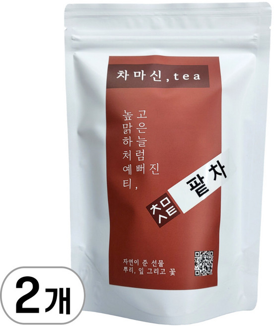 차마신티 팥차 티백 국산 팥, 2개, 50개입, 2g