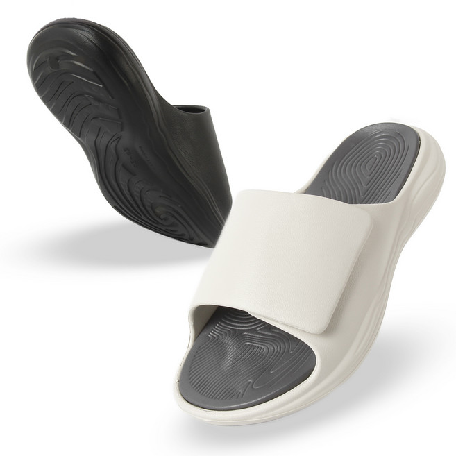 월드컵 베스트 of 베스트 가장 행복한 최고의 나만을 위한 남자 쿠션좋은 밴드식 (찍찍이) 적용 발등조절등 가능하여 편하게 신을수 잇는 발편한 슬리퍼 실내화 바하