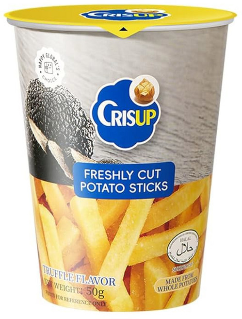 크리스업 감자 스틱 칩 6가지 팩 맛 버라이어티 추수감사절 선물 크리, Truffle, 1.76 Ounce (Pack of 3)