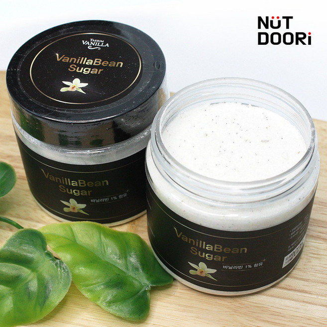 넛두리 바닐라빈슈가 바닐라빈 설탕 슈가파우더, 2개, 200g