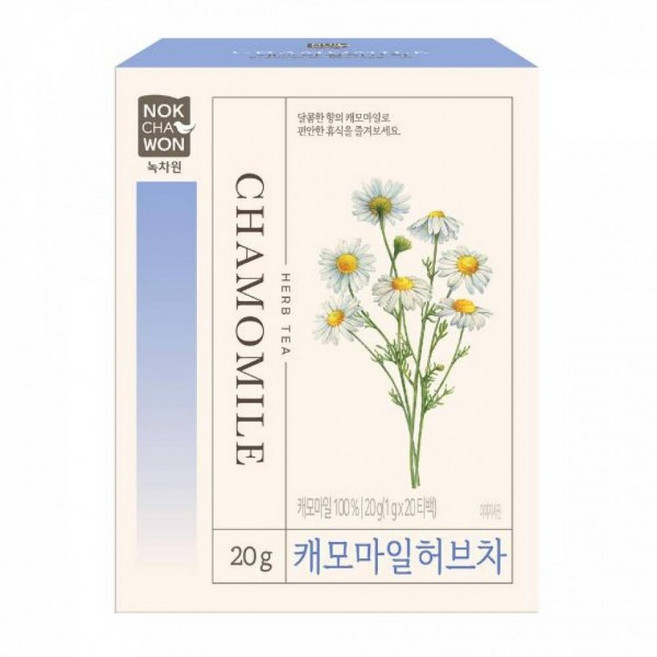 오피스 캐모마일 허브차 1gx20T 녹차원 건강음료, 1개