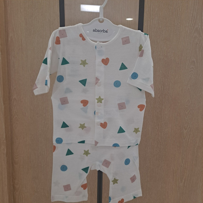 [압소바 해피랜드] 늦봄 여름 초가을 유아 남아 여아 공용 도동 7부 내의 HY3-103P3