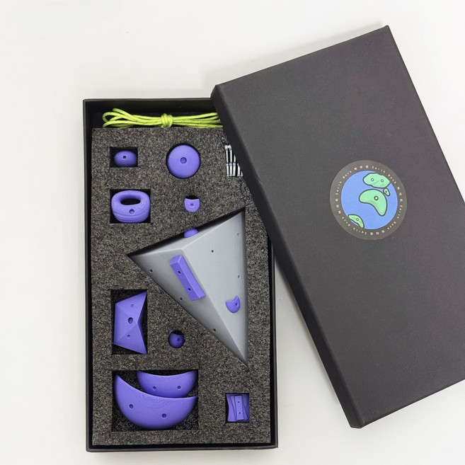 [Earth Rock] 클라이밍 홀드 냉장고 자석 / 클라이머 선물 볼더링 루트 마그네틱 인테리어 용품, 보라