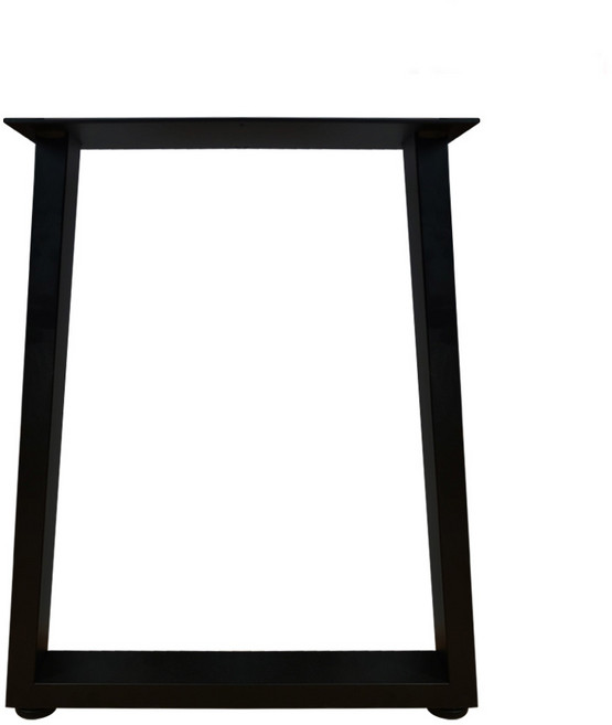 이반가구 우드슬랩다리 사다리형 분체도장 철제 식탁 책상 테이블다리, 우드슬랩다리 높이 700, A_600x700x700 (1개)