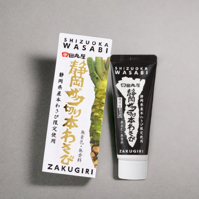 일본 타마루야 시즈오카 쿠리모토 혼 와사비 고추냉이 70g 일식 회, 1개