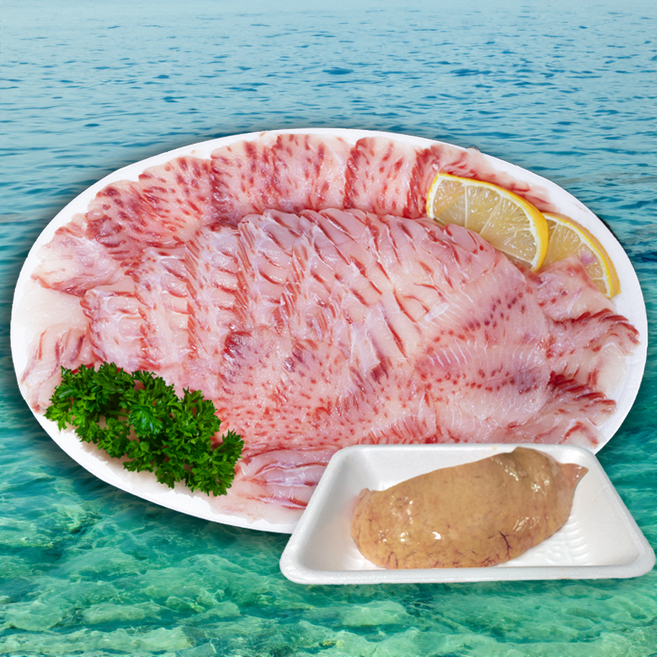 신안군 자연산 황가오리회 생선회 당일발송 가오리애 찜, 1개, 황가오리+애 세트