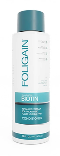 폴리게인 바이오틴 컨디셔너 Foligain Biotin Rejuvenating Conditioner 473ml 수분충전 모근영양 뿌리볼륨, 1개 - 쿠팡