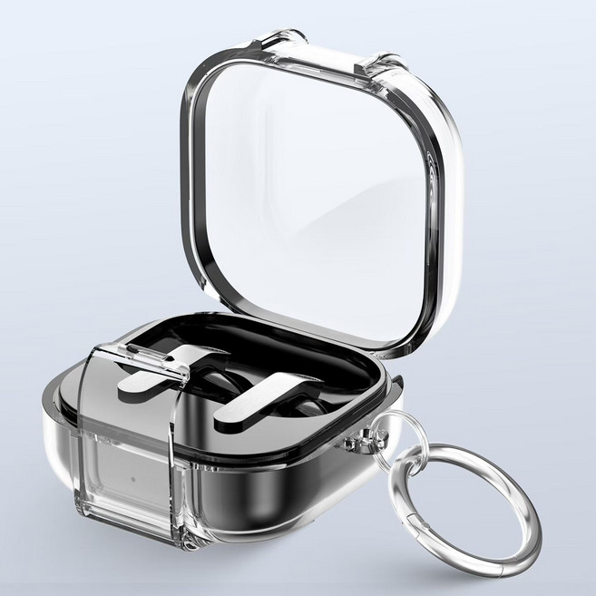 버즈4 / 버즈4 프로 케이스, 화이트, 1개, 버즈4/버즈 4 프로