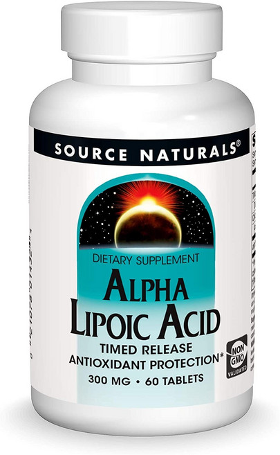 SOURCE NATURALS 硫辛酸錠 300mg, 60顆, 1罐