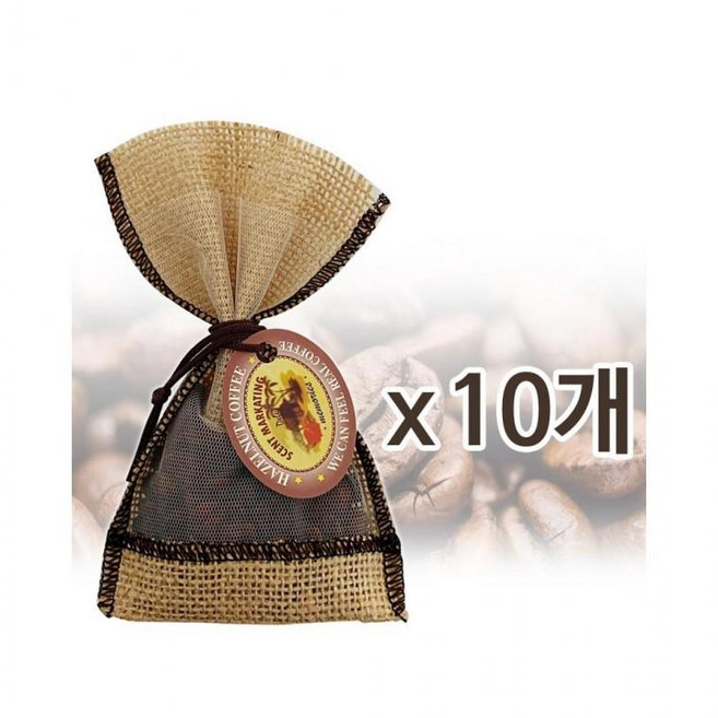 루미나D 헤즐넛 커피방향제x10개 차량용 디퓨져, 단일상품1, 10개