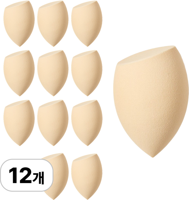 로멀리 물방울 똥퍼프 파운데이션, 12개, 스킨