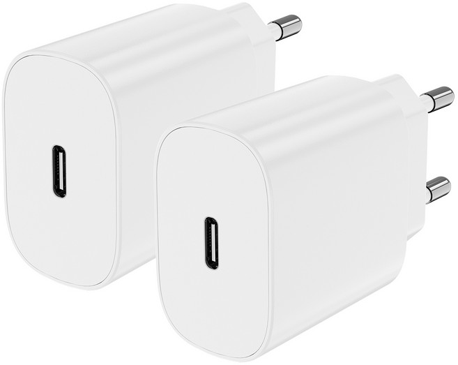 루미아코어 GaN PD3.0 PPS 25W ctoc타입 고속 충전기, 2개, 화이트