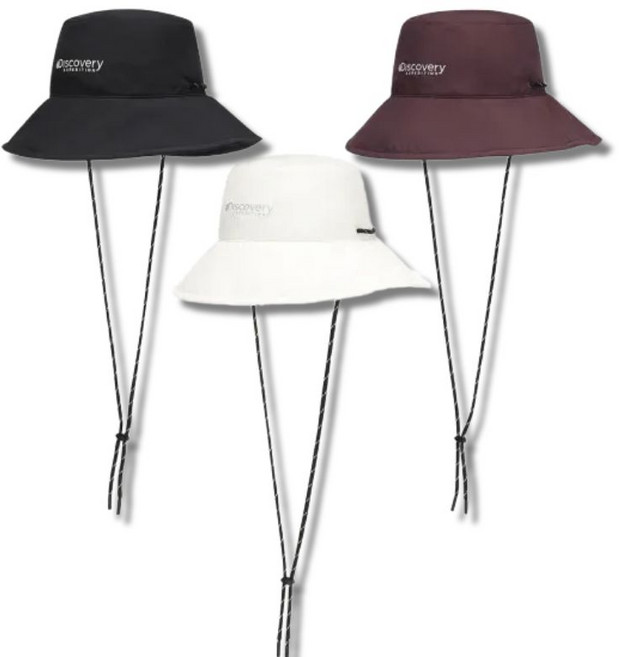 [백화점정품] 디스커버리 와이드 햇 모자 프레시벤트 야외활동 낚시 사파리모자 등산 3컬러, 와이드 블랙