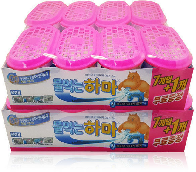 물먹는하마 옷장용 제습제 ~습기제거, 16개, 525ml