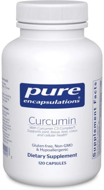 퓨어인캡슐레이션 Pure Encapsulations Curcumin - 500 mg - Supports Joint Health & Health - Curcuma Longa Ca, 120 Count (Pack of 1), 120정, 1개 - 쿠팡