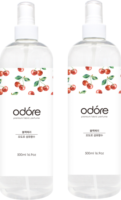 오도르 섬유향수 500ml, 2개