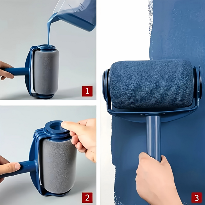 일체형 길이조절 셀프 도장 페인팅 롤러, 1개