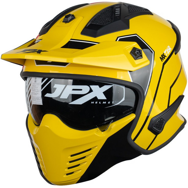 JPX 헬멧 MX-726R 오픈페이스 풀페이스 바이크 오토바이 모듈러 DOT ECE, 10.MX 02 유광