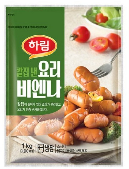 하림 칼집 낸 요리비엔나, 1kg, 8개