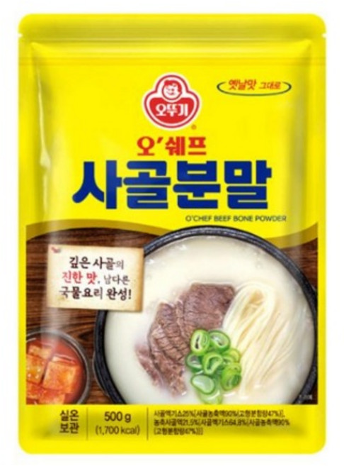 오뚜기 사골분말, 500g, 1개