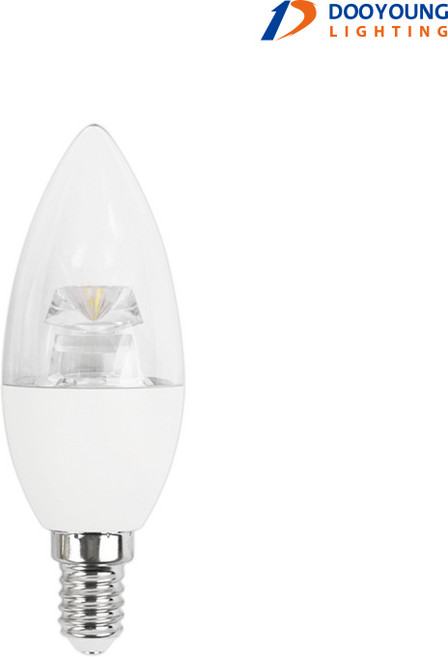두영 LED 촛대구 촛대전구 캔들 4W E14 소켓, 4W E14 주광색